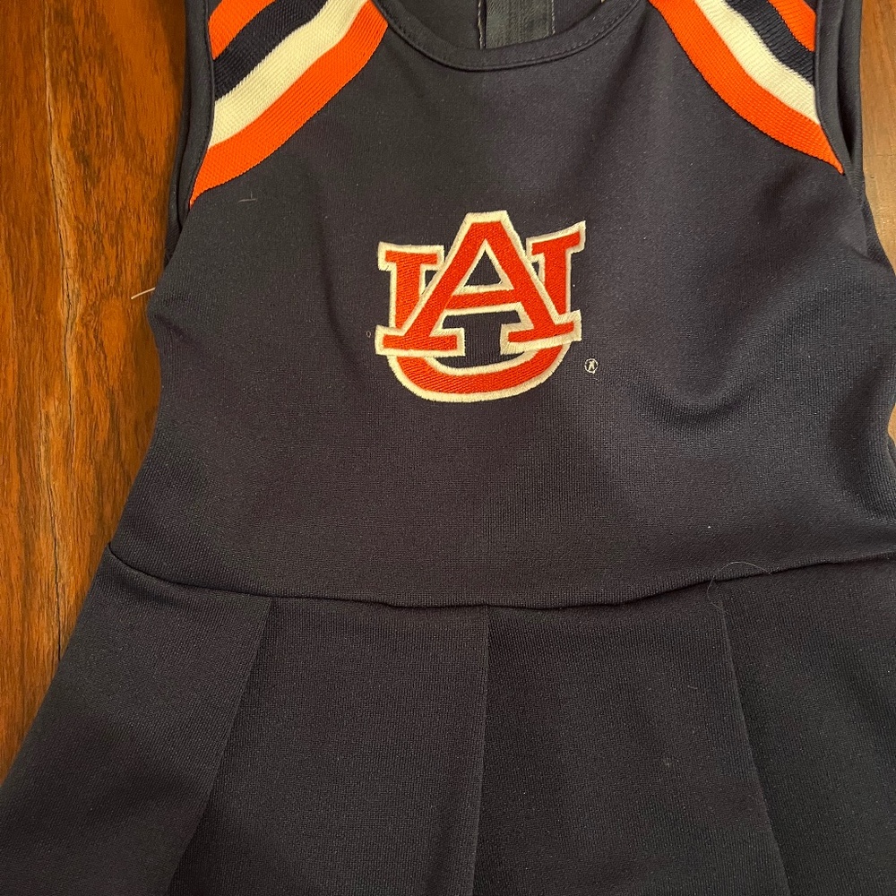 Girls Auburn cheerleader dress.